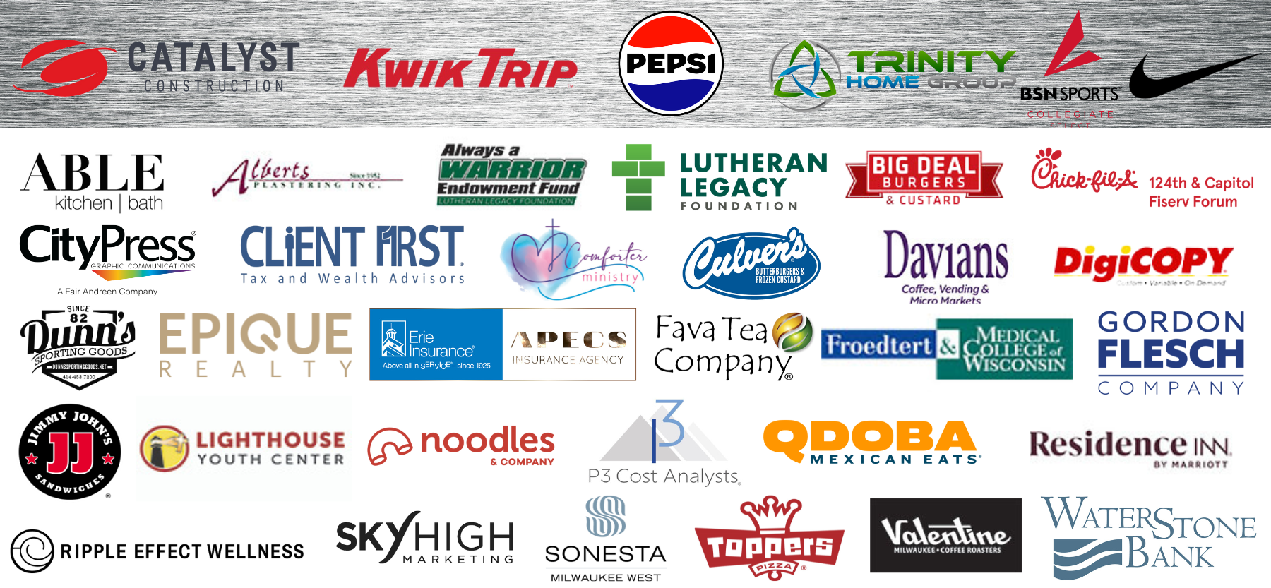 Believe in the Green Partner Logos